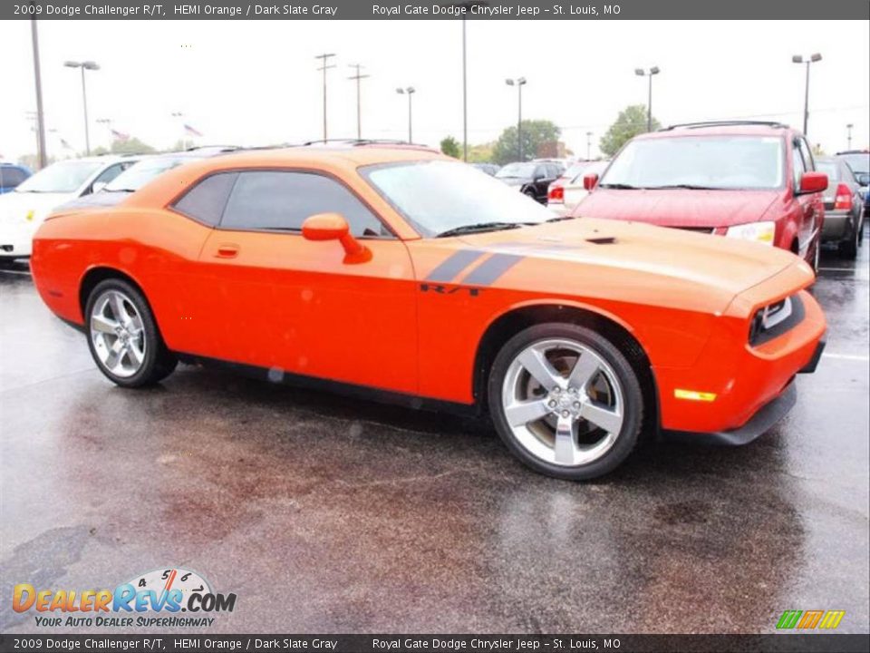 2009 Dodge Challenger R/T HEMI Orange / Dark Slate Gray Photo #2