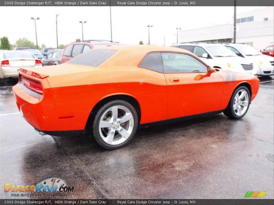 2009 Dodge Challenger R/T HEMI Orange / Dark Slate Gray Photo #3