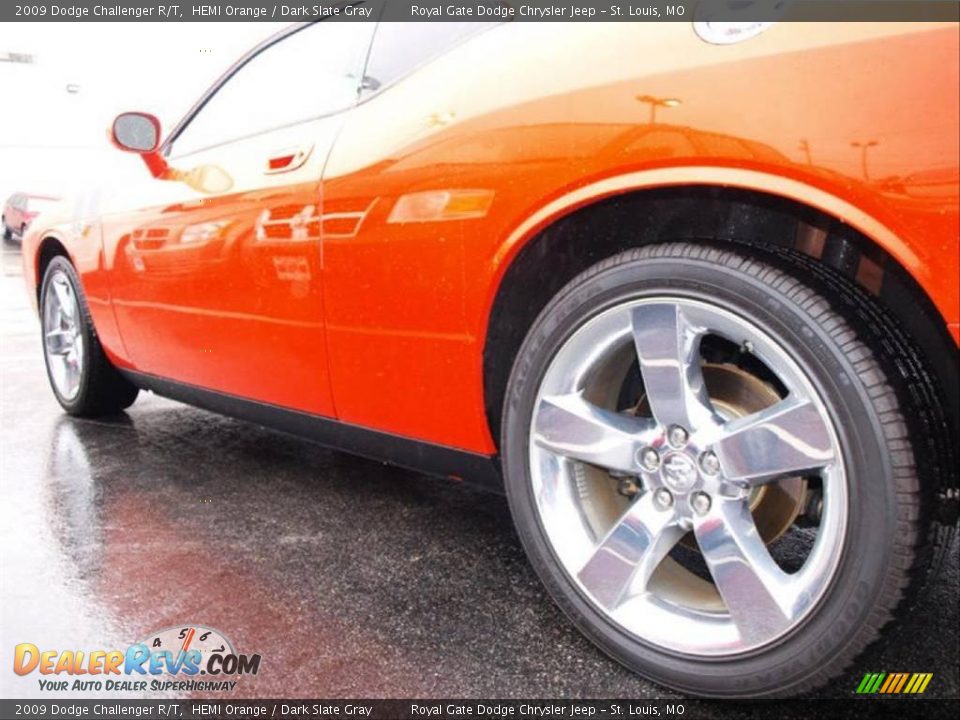 2009 Dodge Challenger R/T HEMI Orange / Dark Slate Gray Photo #4
