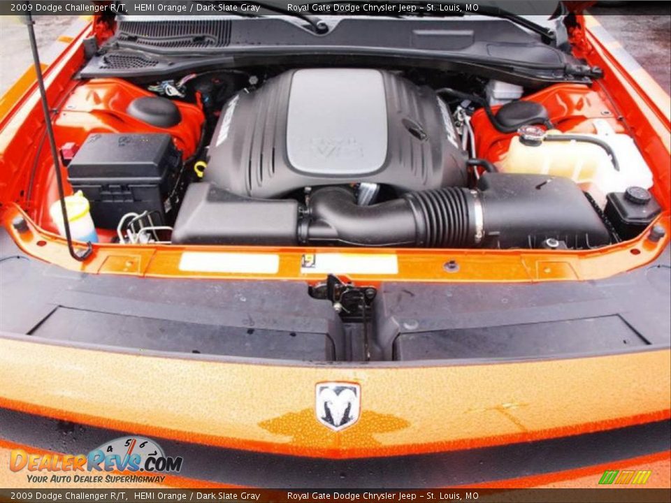 2009 Dodge Challenger R/T HEMI Orange / Dark Slate Gray Photo #6
