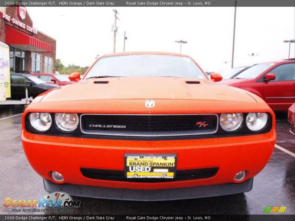 2009 Dodge Challenger R/T HEMI Orange / Dark Slate Gray Photo #7