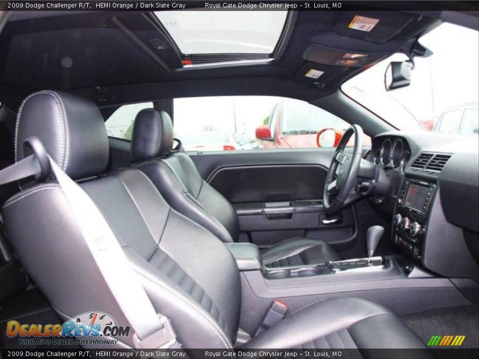 2009 Dodge Challenger R/T HEMI Orange / Dark Slate Gray Photo #8