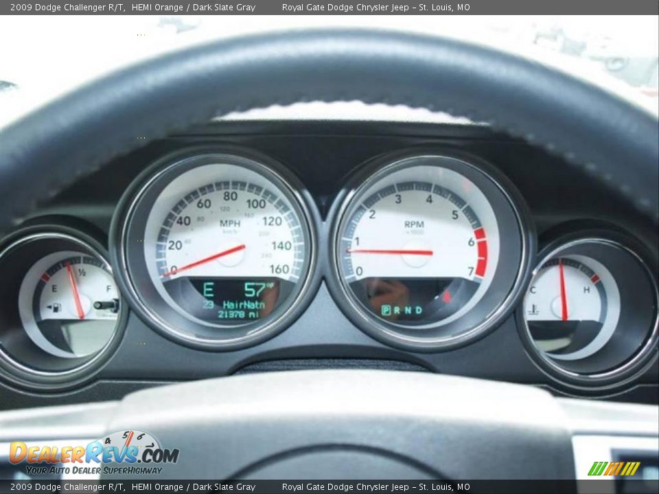 2009 Dodge Challenger R/T HEMI Orange / Dark Slate Gray Photo #14