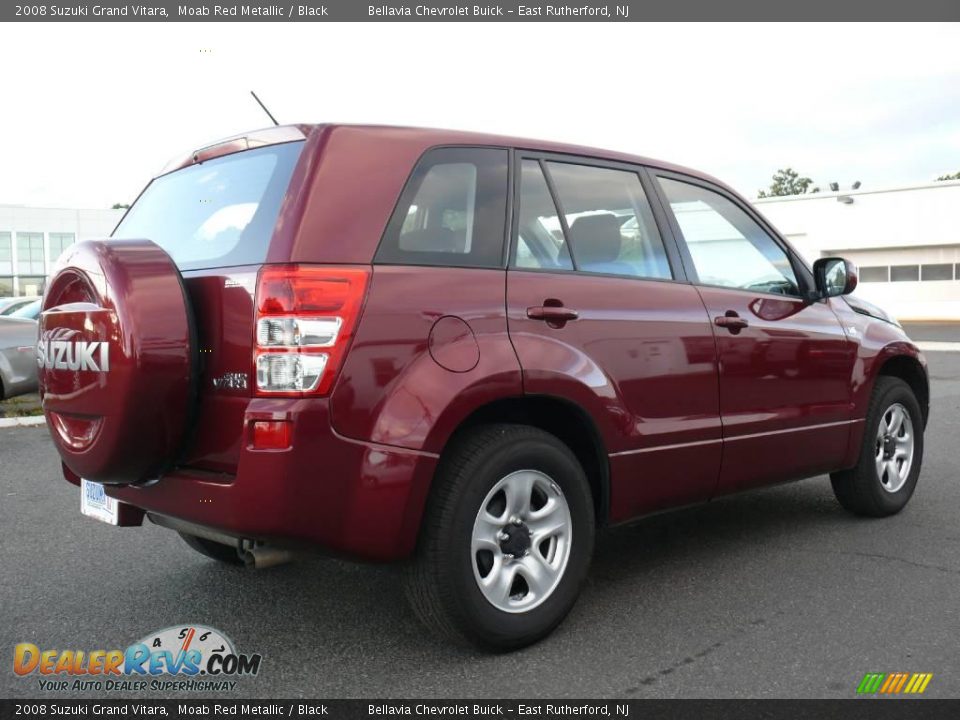 2008 Suzuki Grand Vitara Moab Red Metallic / Black Photo #4