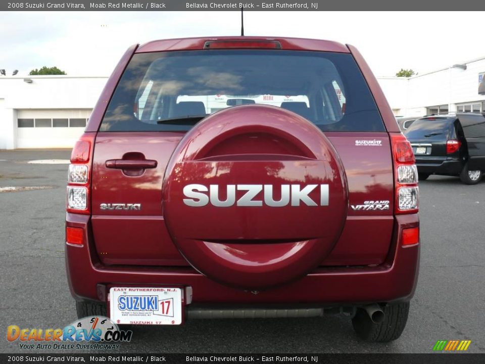 2008 Suzuki Grand Vitara Moab Red Metallic / Black Photo #5