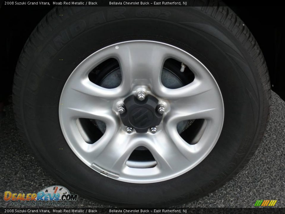 2008 Suzuki Grand Vitara Moab Red Metallic / Black Photo #15
