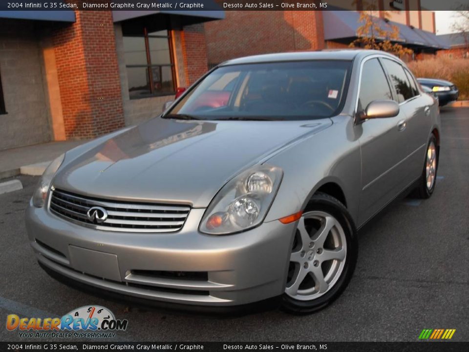 2004 Infiniti G 35 Sedan Diamond Graphite Gray Metallic / Graphite Photo #2