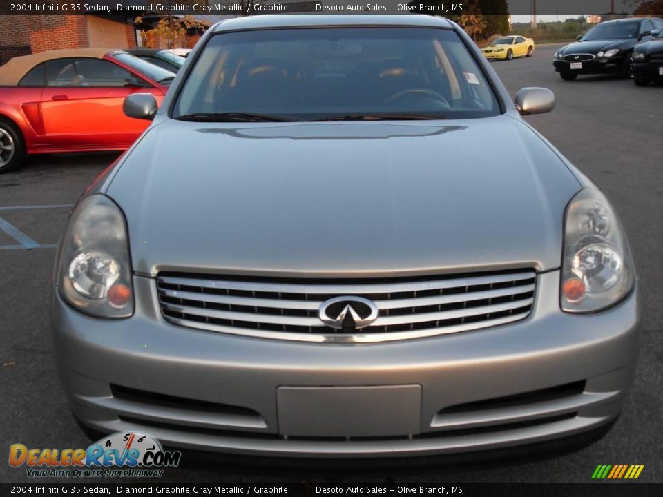 2004 Infiniti G 35 Sedan Diamond Graphite Gray Metallic / Graphite Photo #3