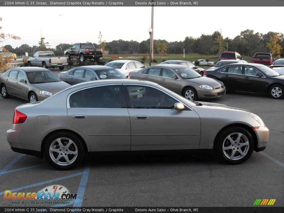 2004 Infiniti G 35 Sedan Diamond Graphite Gray Metallic / Graphite Photo #5
