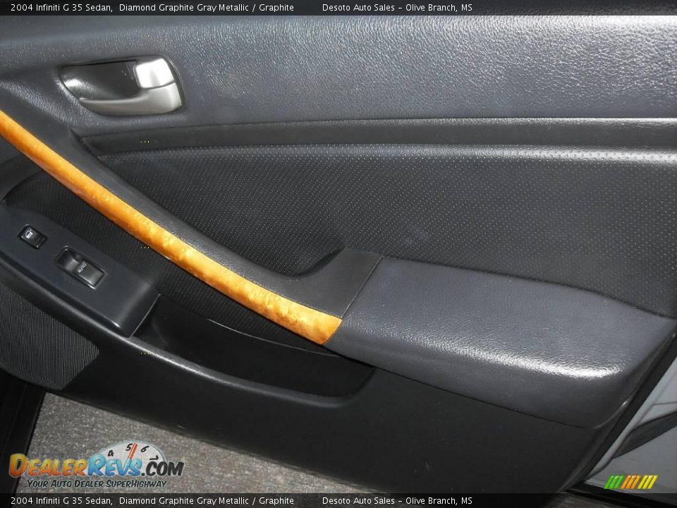 2004 Infiniti G 35 Sedan Diamond Graphite Gray Metallic / Graphite Photo #18