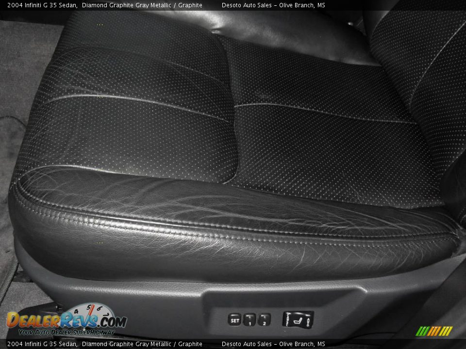 2004 Infiniti G 35 Sedan Diamond Graphite Gray Metallic / Graphite Photo #20
