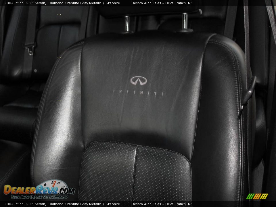 2004 Infiniti G 35 Sedan Diamond Graphite Gray Metallic / Graphite Photo #21