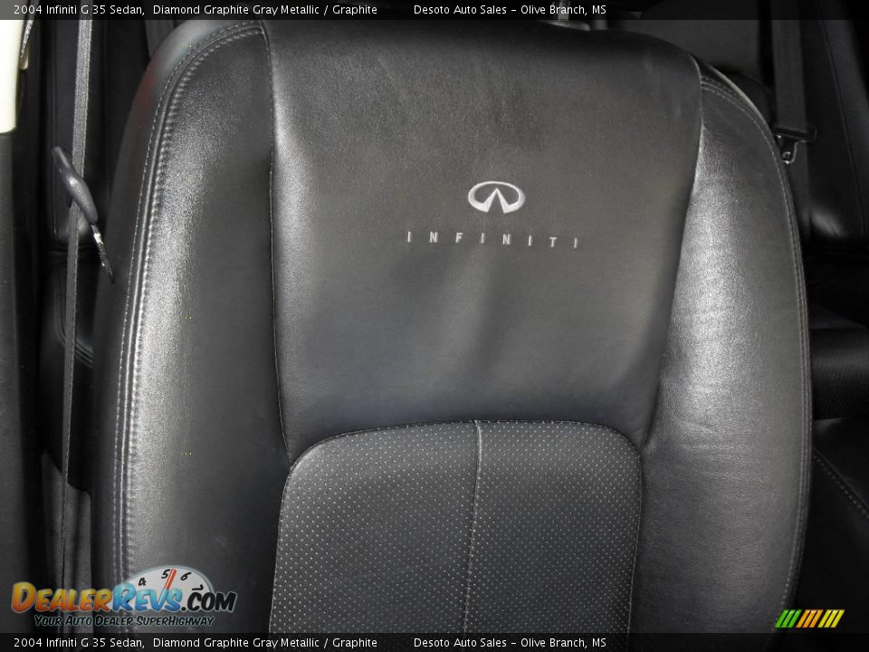 2004 Infiniti G 35 Sedan Diamond Graphite Gray Metallic / Graphite Photo #23