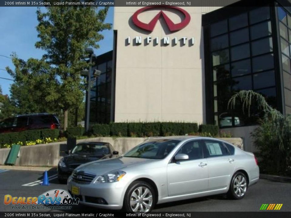 2006 Infiniti M 35x Sedan Liquid Platinum Metallic / Graphite Photo #1