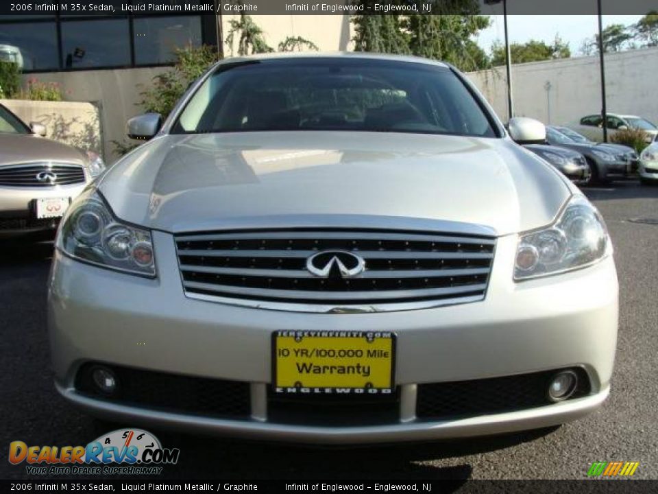 2006 Infiniti M 35x Sedan Liquid Platinum Metallic / Graphite Photo #2