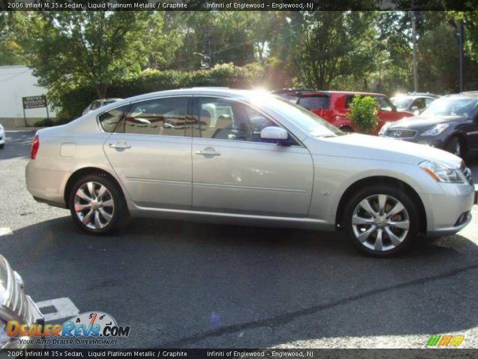 2006 Infiniti M 35x Sedan Liquid Platinum Metallic / Graphite Photo #4