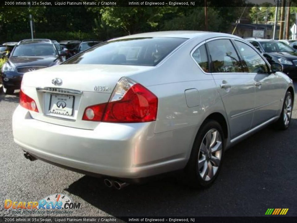 2006 Infiniti M 35x Sedan Liquid Platinum Metallic / Graphite Photo #5