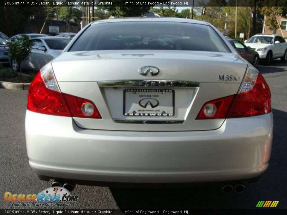 2006 Infiniti M 35x Sedan Liquid Platinum Metallic / Graphite Photo #6