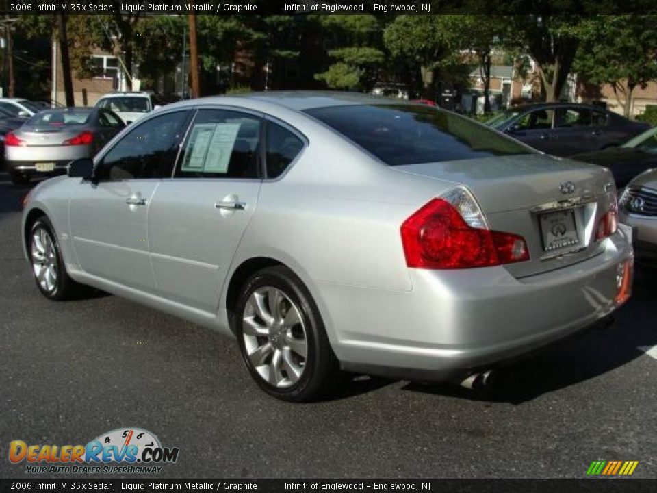 2006 Infiniti M 35x Sedan Liquid Platinum Metallic / Graphite Photo #7