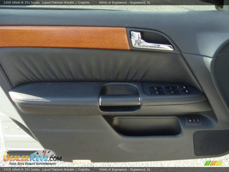 2006 Infiniti M 35x Sedan Liquid Platinum Metallic / Graphite Photo #8