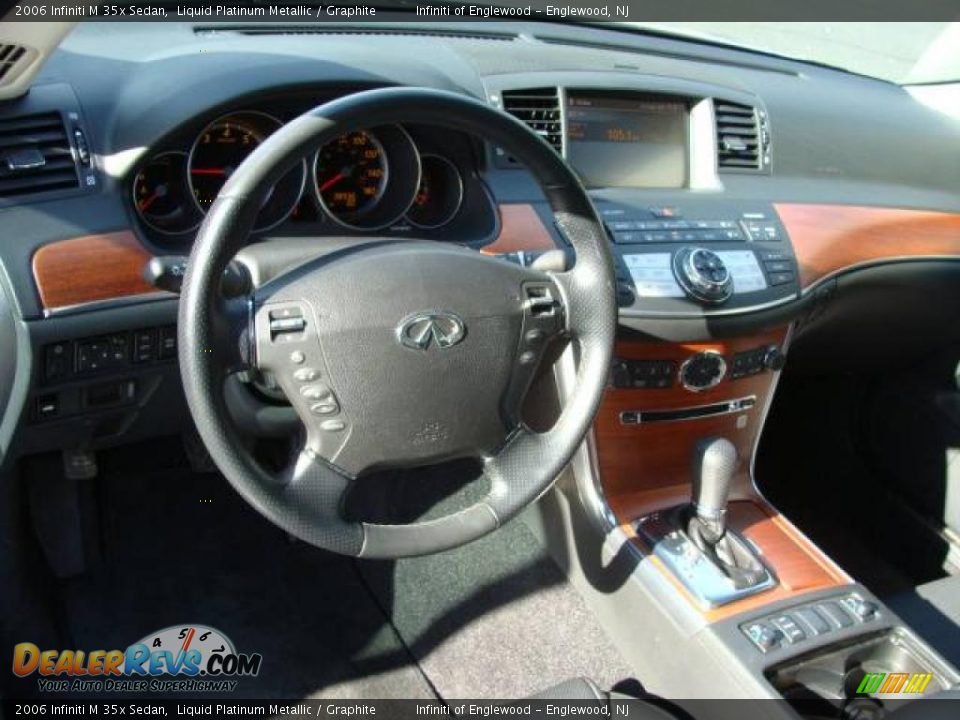 2006 Infiniti M 35x Sedan Liquid Platinum Metallic / Graphite Photo #9