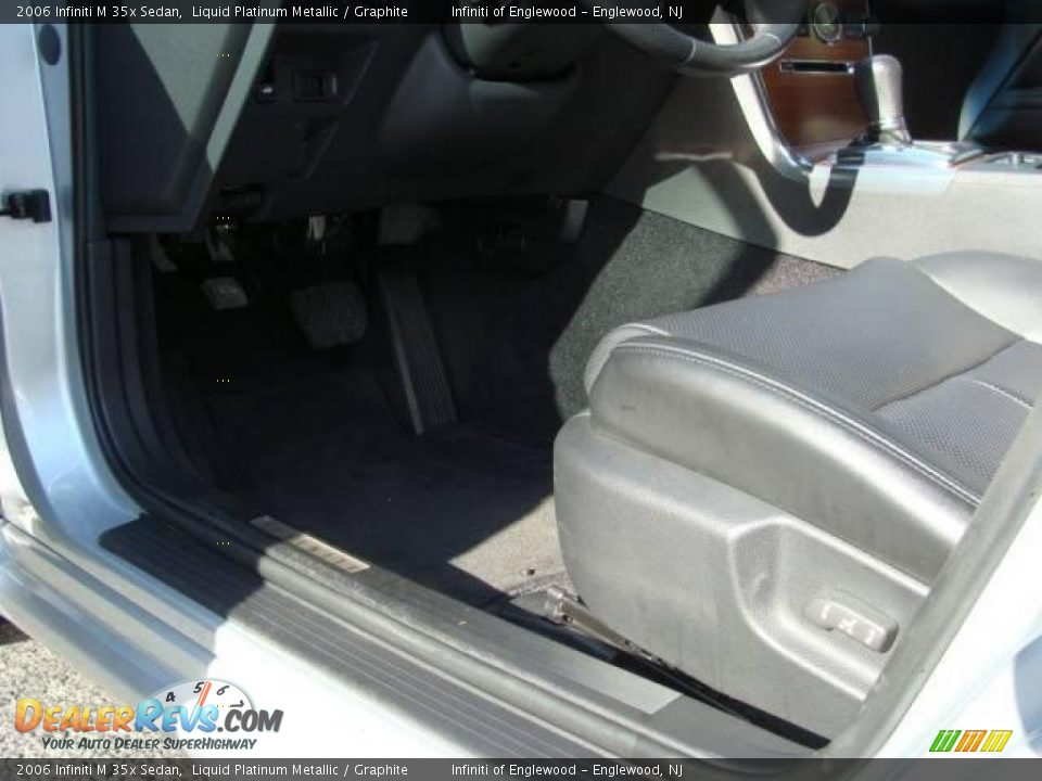 2006 Infiniti M 35x Sedan Liquid Platinum Metallic / Graphite Photo #10
