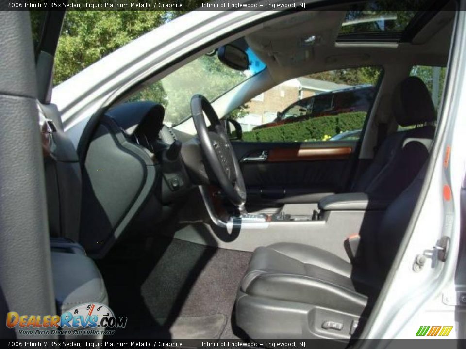 2006 Infiniti M 35x Sedan Liquid Platinum Metallic / Graphite Photo #11