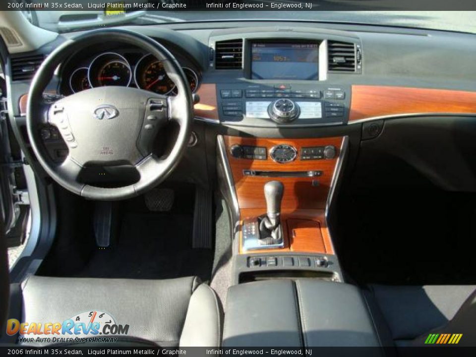 2006 Infiniti M 35x Sedan Liquid Platinum Metallic / Graphite Photo #12