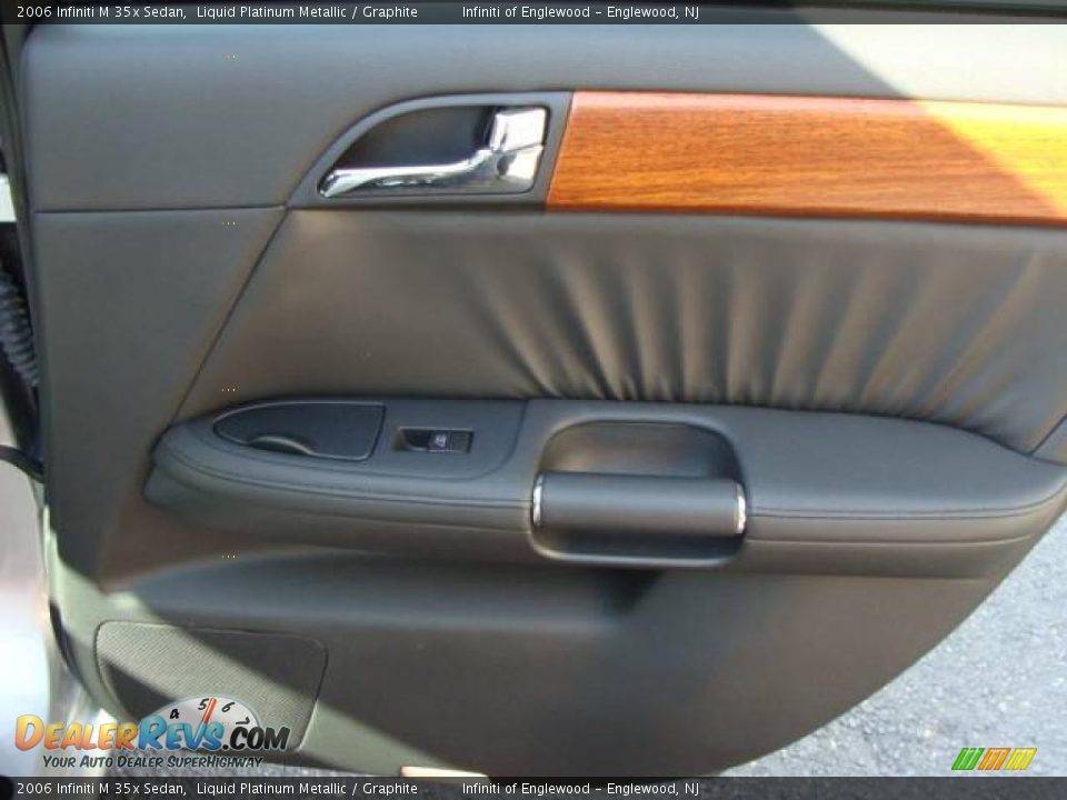 2006 Infiniti M 35x Sedan Liquid Platinum Metallic / Graphite Photo #22