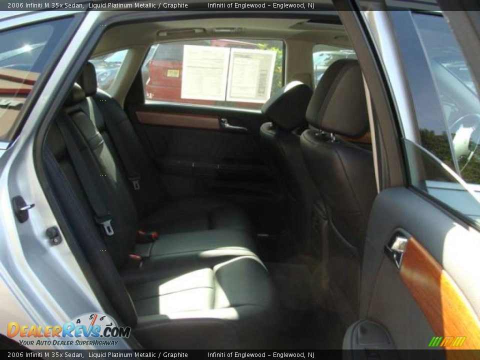 2006 Infiniti M 35x Sedan Liquid Platinum Metallic / Graphite Photo #23