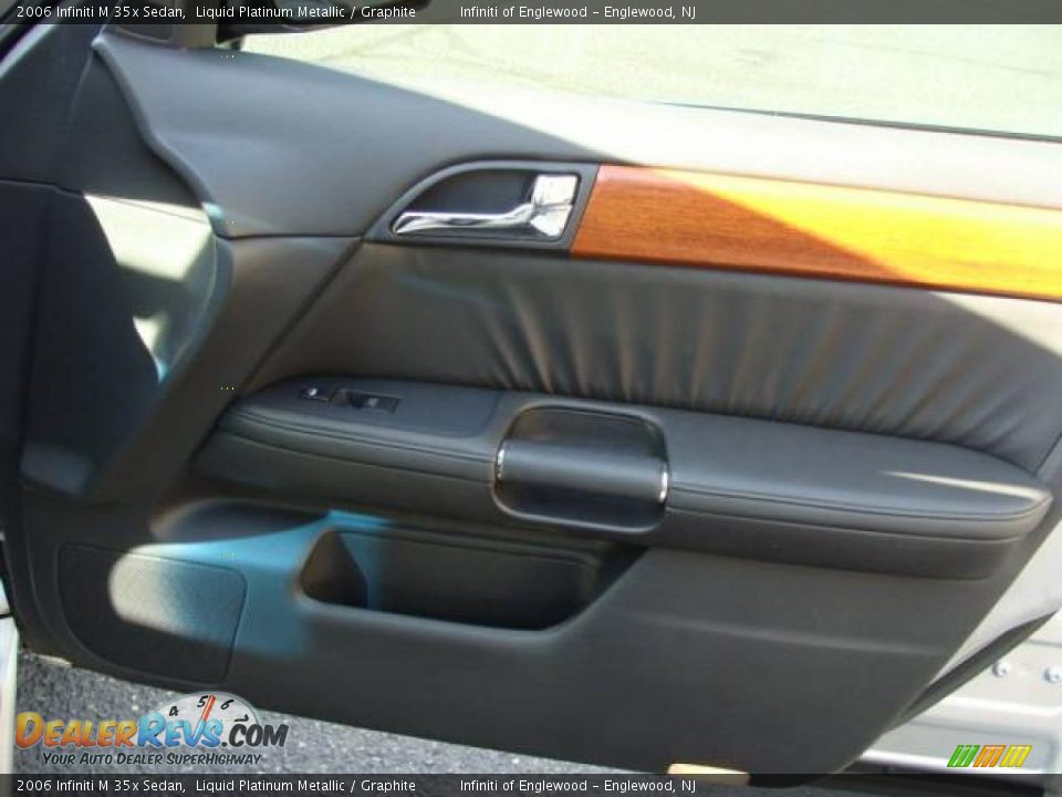 2006 Infiniti M 35x Sedan Liquid Platinum Metallic / Graphite Photo #26