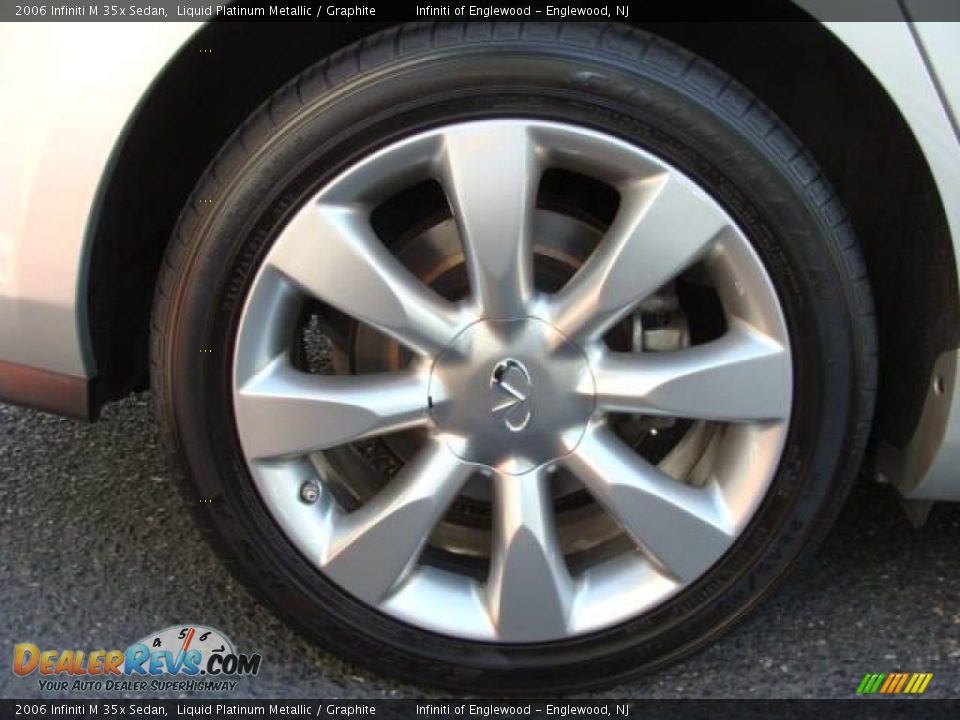 2006 Infiniti M 35x Sedan Liquid Platinum Metallic / Graphite Photo #30