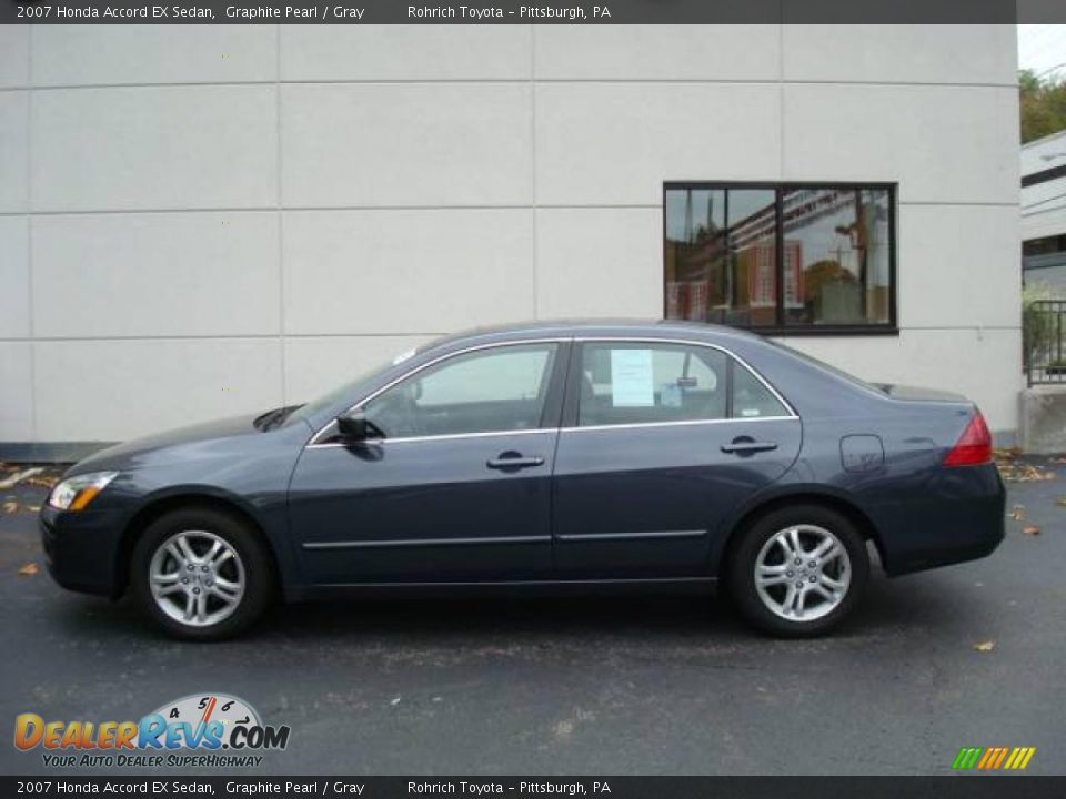 2007 Honda Accord EX Sedan Graphite Pearl / Gray Photo #1