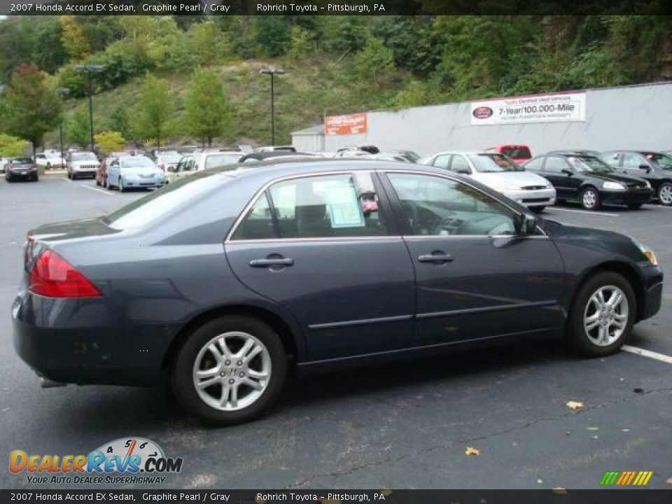 2007 Honda Accord EX Sedan Graphite Pearl / Gray Photo #5