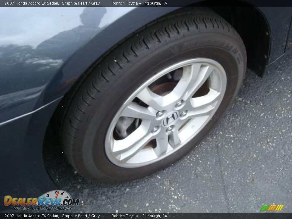 2007 Honda Accord EX Sedan Graphite Pearl / Gray Photo #9