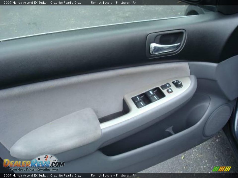 2007 Honda Accord EX Sedan Graphite Pearl / Gray Photo #14