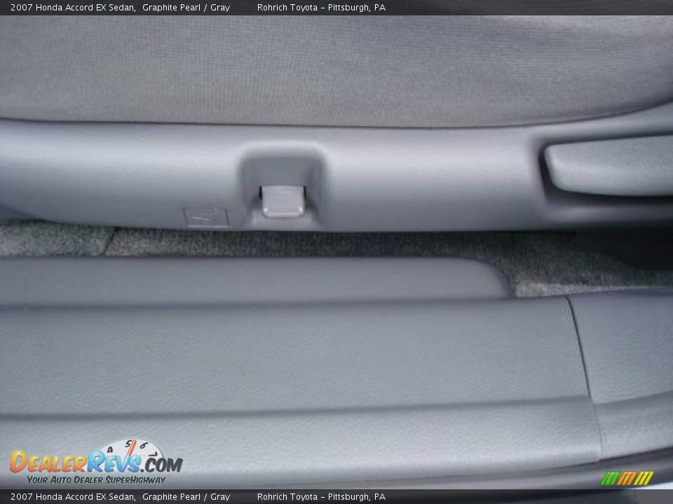 2007 Honda Accord EX Sedan Graphite Pearl / Gray Photo #17