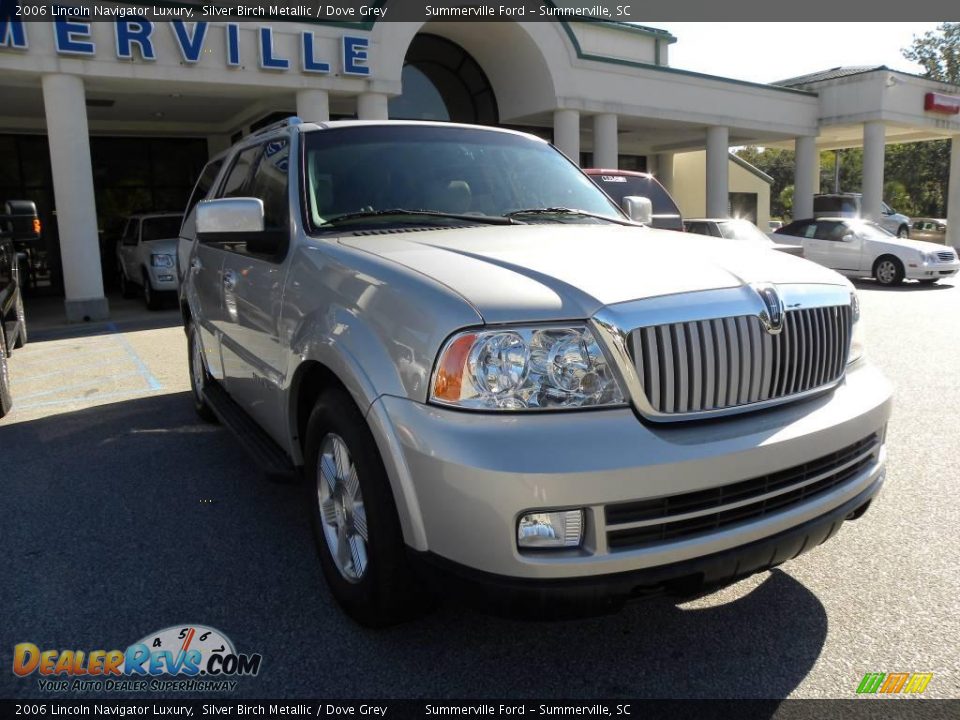2006 Lincoln Navigator Luxury Silver Birch Metallic / Dove Grey Photo #1