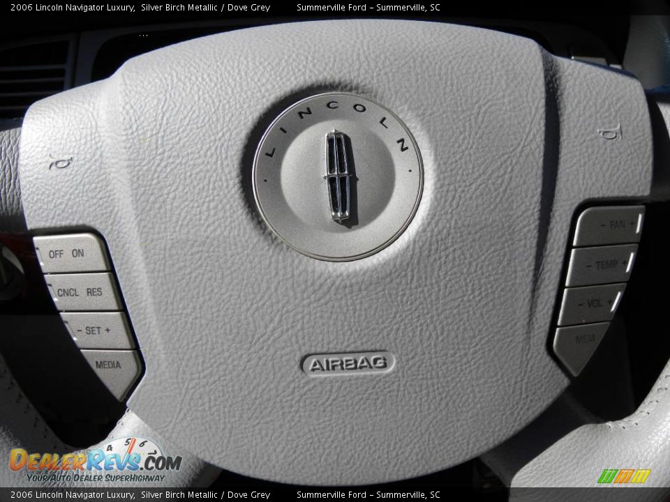 2006 Lincoln Navigator Luxury Silver Birch Metallic / Dove Grey Photo #21