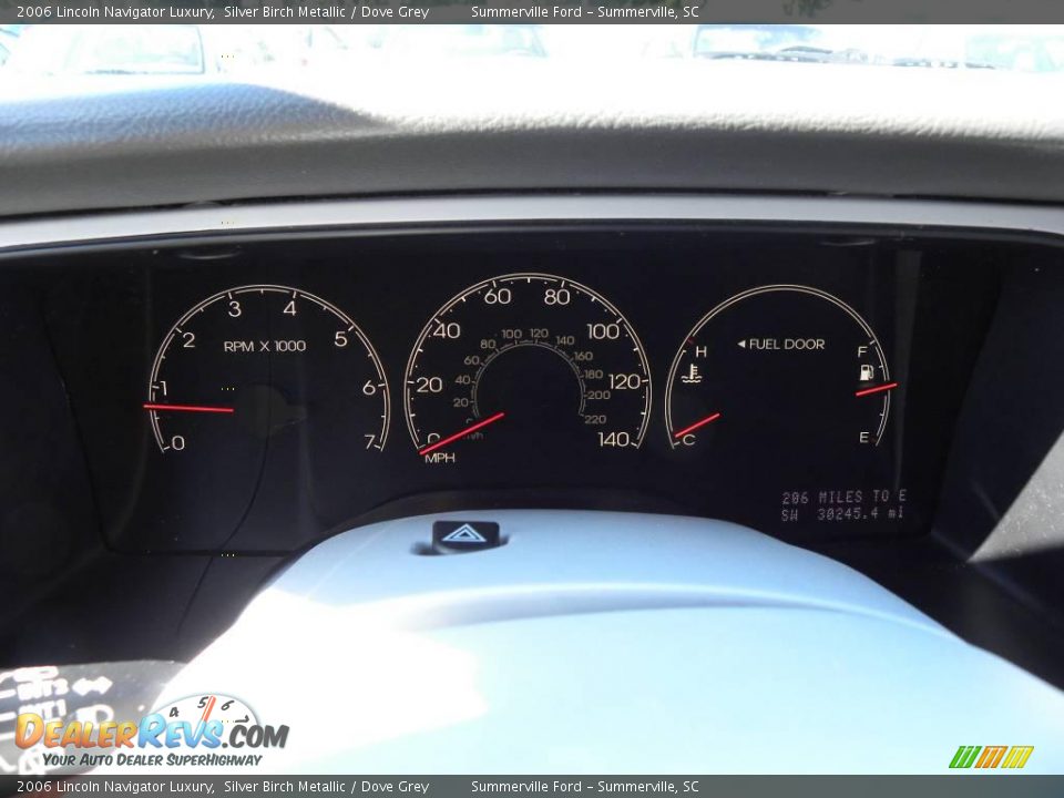 2006 Lincoln Navigator Luxury Silver Birch Metallic / Dove Grey Photo #22