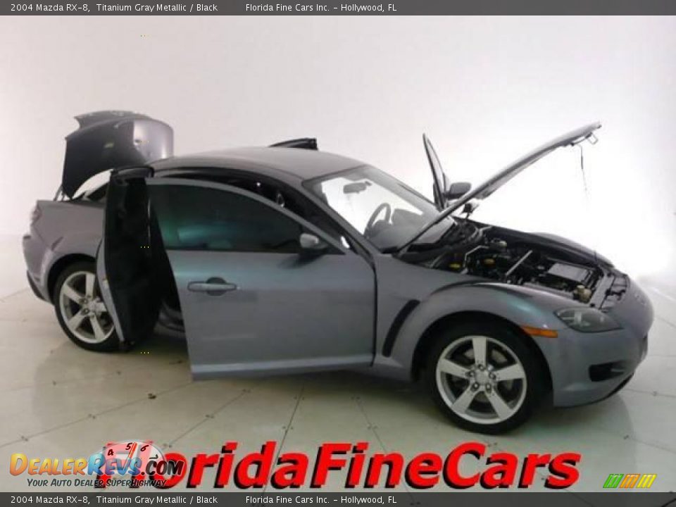 2004 Mazda RX-8 Titanium Gray Metallic / Black Photo #7