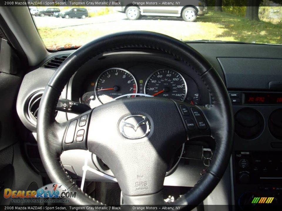 2008 Mazda MAZDA6 i Sport Sedan Tungsten Gray Metallic / Black Photo #8