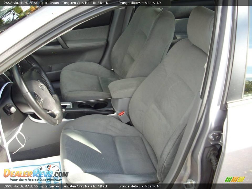 2008 Mazda MAZDA6 i Sport Sedan Tungsten Gray Metallic / Black Photo #10