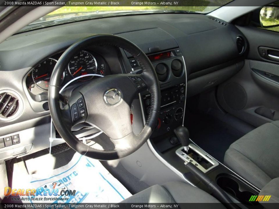 2008 Mazda MAZDA6 i Sport Sedan Tungsten Gray Metallic / Black Photo #11