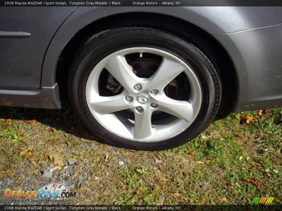 2008 Mazda MAZDA6 i Sport Sedan Tungsten Gray Metallic / Black Photo #14