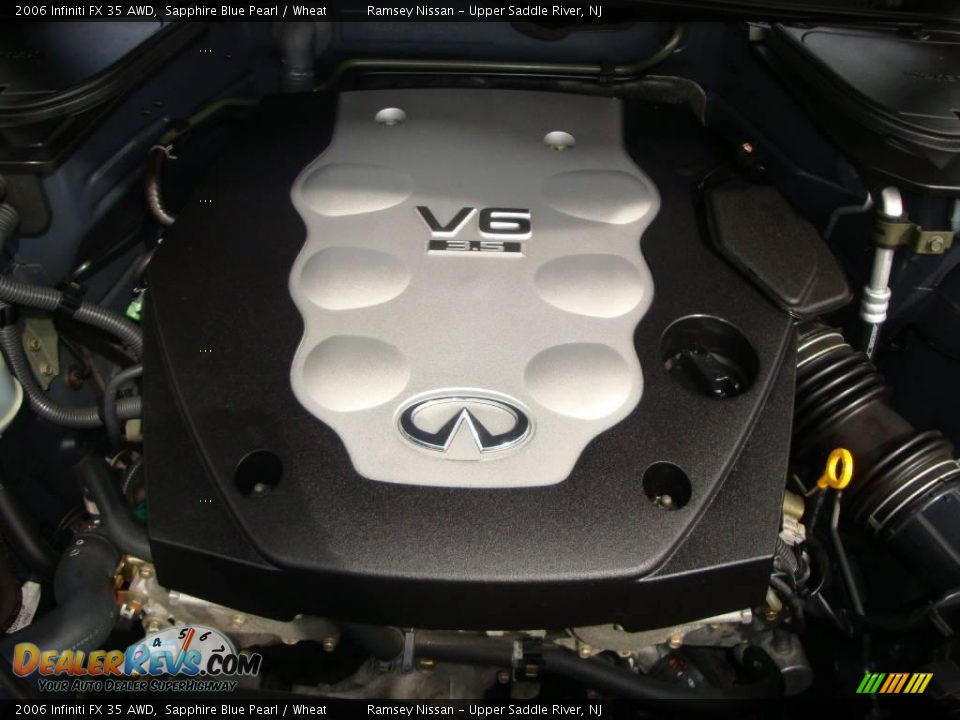 2006 Infiniti FX 35 AWD Sapphire Blue Pearl / Wheat Photo #29