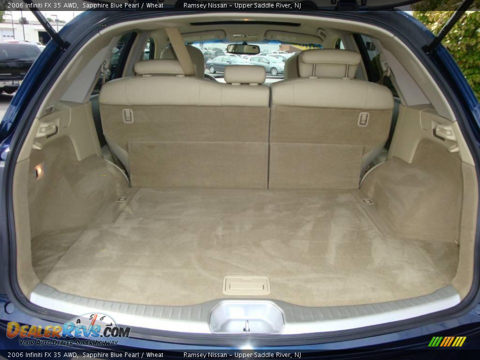 2006 Infiniti FX 35 AWD Sapphire Blue Pearl / Wheat Photo #30