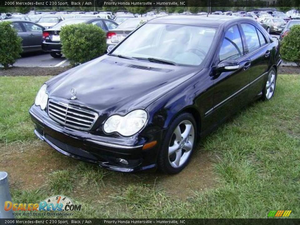 2006 Mercedes-Benz C 230 Sport Black / Ash Photo #1