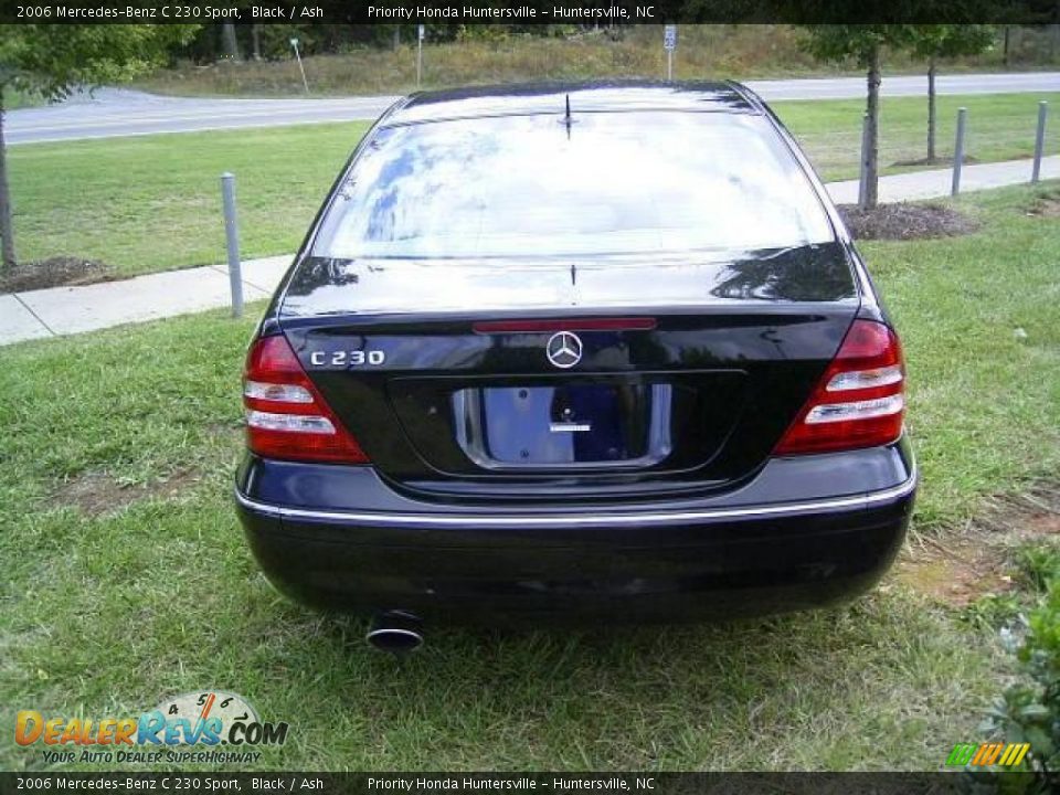 2006 Mercedes-Benz C 230 Sport Black / Ash Photo #3