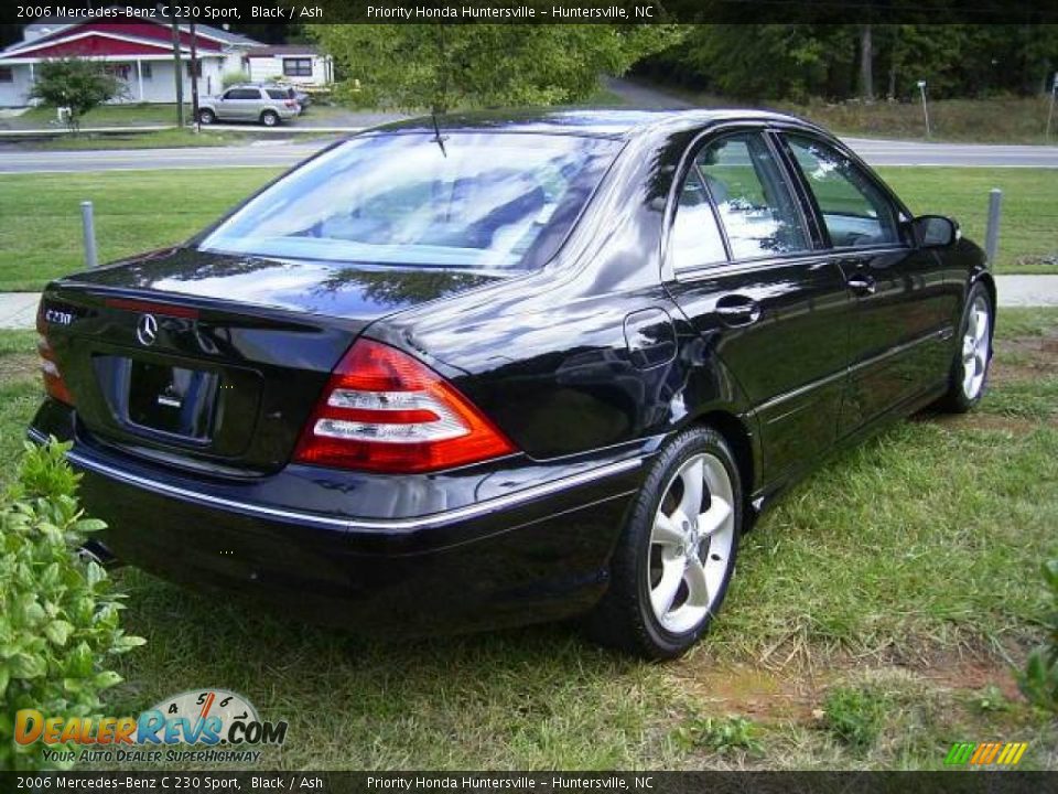 2006 Mercedes-Benz C 230 Sport Black / Ash Photo #4